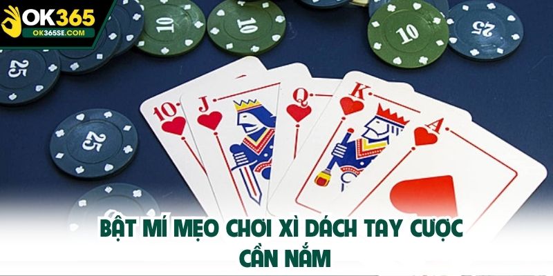 Bật mí mẹo chơi xì dách tay cược cần nắm