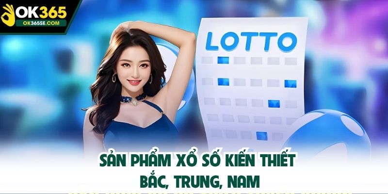Sản phẩm xổ số kiến thiết Bắc, Trung, Nam